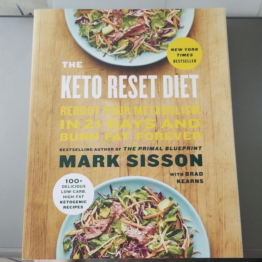 New York Best Seller The Keto Reset Diet Cookbook by Mark Sisson New
